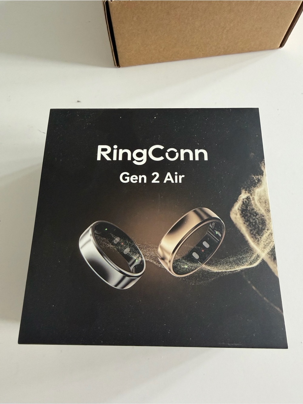 RingConn Gen 2 Air Smart Ring — Silver & Gold